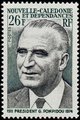 Uusi-Kaledonia 1975 - President Pompidou (1911-1974)