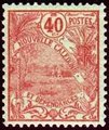 Uusi-Kaledonia 1905 - Definitives - Landscape and Ship 40c