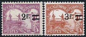 New Caledonia 1926 - Postage Due Stamps of New Caledonia 1906 overprinted (2)