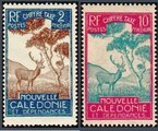 Uusi-Kaledonia 1928 - Postage Due Stamps of New Caledonia 1928 2c,10c (2)