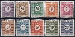 Uusi-Kaledonia 1906 - Postage Due Stamps of New Caledonia 1948 (10)