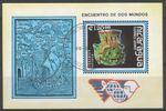 Nicaragua 1988 - Discovery of America, 500th anniv. Ceramic of the Aztecs, Souvenir Sheet