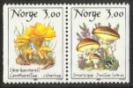 Norway 1989 - Mushrooms (1x2 pair)