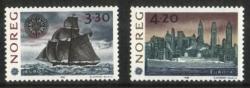 Norway 1992 - Discovery of America, 500th Anniversary (2) Norway 1992 - Discovery of America, 500th Anniversary (2)