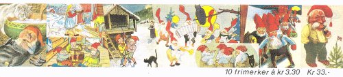Christmas postage stamps 1992 - Elves (booklet)