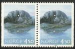 Norja 1995 - Tourism: 4,50kr Torghatten mountain, Helgeland (1x2 pair)