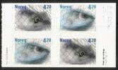 Norja 2000 - Fishes (1x4 half booklet)