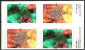 Norja 2002 - Christmas postage stamps 2002 - Ornaments (booklet pane of 4) Norja 2002 - Christmas postage stamps 2002 - Ornaments (booklet pane of 4)