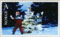 Norway 2006 - Christmas 2006 1/2 - Childrens around Christmas tree in the snow