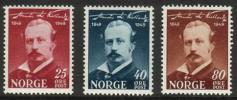 Norja 1949 - Birth cent. of Alexander L. Kielland (3) Norja 1949 - Birth cent. of Alexander L. Kielland (3)