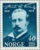 Norja 1949 - Birth cent. of Alexander L. Kielland 2/3 Norja 1949 - Birth cent. of Alexander L. Kielland 2/3