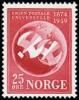 Norway 1949 - UPU 75th anniv. 2/3 - Stylized Pigeons and Globe