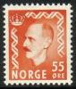 Norway 1951 - King Haakon VII 55 o orange