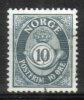 Norway 1969 - 10 ore Post horn and crown, y paper