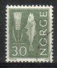 Norway 1964 - 30 ore Reindeer, fish and animal trap, paper type x perf A