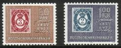 Norja 1972 - Centenary of the post horn stamps (2) Norja 1972 - Centenary of the post horn stamps (2)