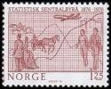 Norja 1976 - Central Bureau of Statistics, centenary 1/2 Graph papers Norja 1976 - Central Bureau of Statistics, centenary 1/2 Graph papers