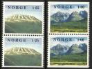 Norja 1978 - Norwegian mountain landscapes (2x2 pairs)