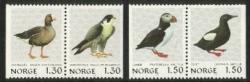 Norja 1981 - Birds (2x2 pairs)