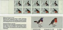 Norja 1982 - Birds stamp booklet (5x 2 pairs)