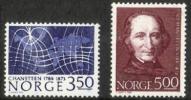 Norway 1984 - Magnetic meridians, Christopher Hansteen (1784-1873), Astronomer (2)