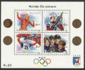 Norja 1989 - Winter Olympic Gold Medalists from Norway (Lillehammer 1994) 1989 Souvenir Sheet