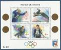 Norja 1992 - Winter Olympic Gold Medalists from Norway (Lillehammer 1994) 1992 Souvenir Sheet Norja 1992 - Winter Olympic Gold Medalists from Norway (Lillehammer 1994) 1992 Souvenir Sheet