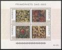 Norja 1993 - Carvings, Stamp day, Souvenir Sheet of 4