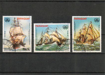 Paraguay 1983 - Intl. Maritime Organization, 25th Anniv. (3) Paraguay 1983 - Intl. Maritime Organization, 25th Anniv. (3)