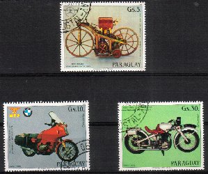 Paraguay 1984 - Motorcycles, Centenary (3) Paraguay 1984 - Motorcycles, Centenary (3)