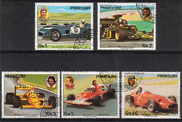 Paraguay 1989 - Formula 1 Drivers and Race Cars (5) Paraguay 1989 - Formula 1 Drivers and Race Cars (5)