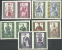 Puola 1960 - National costumes (5 pairs) Puola 1960 - National costumes (5 pairs)