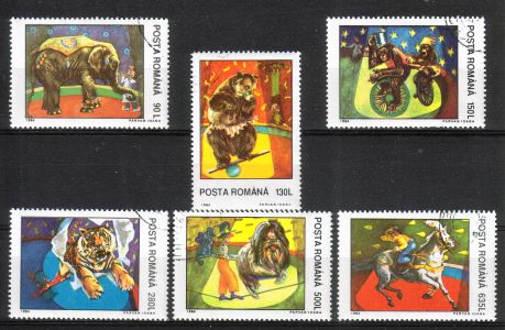 Romania 1994 - Circus Animals (6)