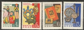 Venäjä NL (CCCP) 1963 - National Handicrafts (4)