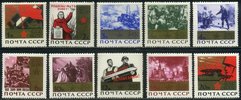 Venäjä NL (CCCP) 1965 - 20th Anniversary of the end of World War II (gold colour) (10) Venäjä NL (CCCP) 1965 - 20th Anniversary of the end of World War II (gold colour) (10)