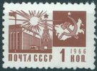 Venäjä NL (CCCP) 1966 - Society and Technology 1k