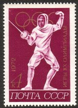 Russia SU (CCCP) 1972 - 20th Olympic Games, Munich 1/5 Fencing