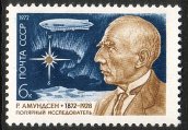 Russia SU (CCCP) 1972 - Roald Amundsen (1872-1928), Norwegian polar explorer