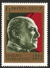 Venäjä NL (CCCP) 1973 - Pablo Picasso (1881-1973), Painter