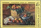 Russia SU (CCCP) 1976 - Paintings by P. P. Konchalovsky 3/5 - 6k Peaches 1935