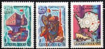 Russia SU (CCCP) 1981 - Soviet Antarctic research, 25th anniv. (3) Russia SU (CCCP) 1981 - Soviet Antarctic research, 25th anniv. (3)