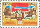 Venäjä NL (CCCP) 1984 - 60th Anniversary of Uzbekistan Soviet Socialist Republic