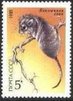 Venäjä NL (CCCP) 1985 - Endangered Wildlife - 5k Desert Dormouse (Selevinia betpakdalaensis)