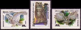 Russia SU (CCCP) 1990 - Owls (3)