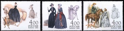 Russia 2004 - Riding habit for ladies - Side-saddle riding (3)