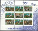 Venäjä 1992 - Ducks (Miniature sheet of 9)