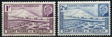 St. Pierre ja Miquelon 1941 - Marschall Pétain (2) St. Pierre ja Miquelon 1941 - Marschall Pétain (2)