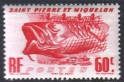 St. Pierre ja Miquelon 1947 - Definitive issue 1947-1952 Fishing Industry 60c St. Pierre ja Miquelon 1947 - Definitive issue 1947-1952 Fishing Industry 60c