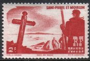 St. Pierre ja Miquelon 1947 - Definitive issue 1947-1952 Fishermen 2Fr St. Pierre ja Miquelon 1947 - Definitive issue 1947-1952 Fishermen 2Fr