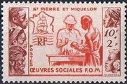 St. Pierre ja Miquelon 1950 - Overseas aid organization St. Pierre ja Miquelon 1950 - Overseas aid organization